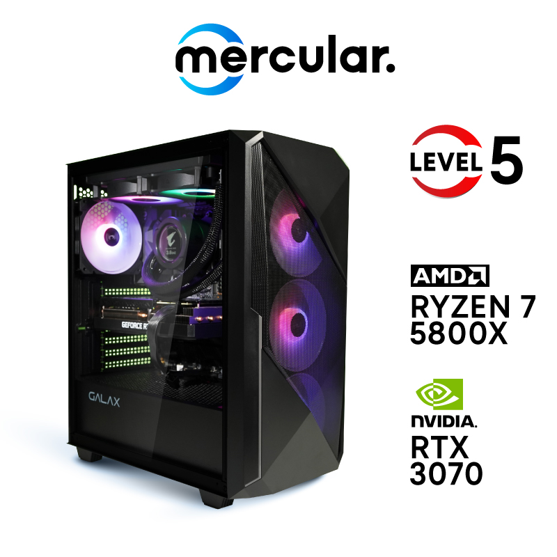 Mercular AMD Ryzen 7 5800X RTX 3070 Set 15 Computer Set